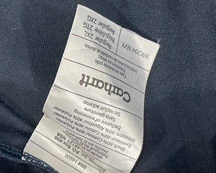 Carhartt Navy Blue Women's Short Sleeve T-Shirt