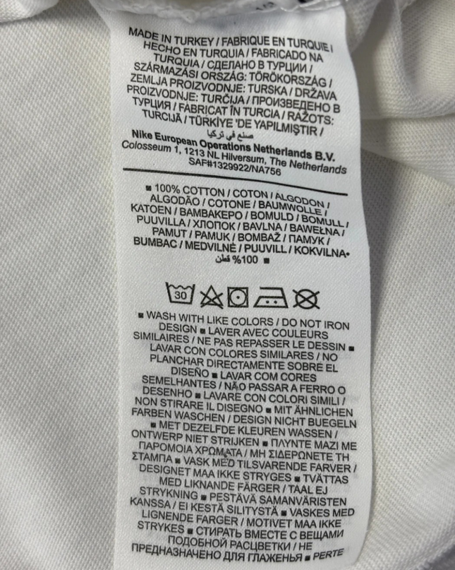 Nike White Classic Graphic Logo T-Shirt