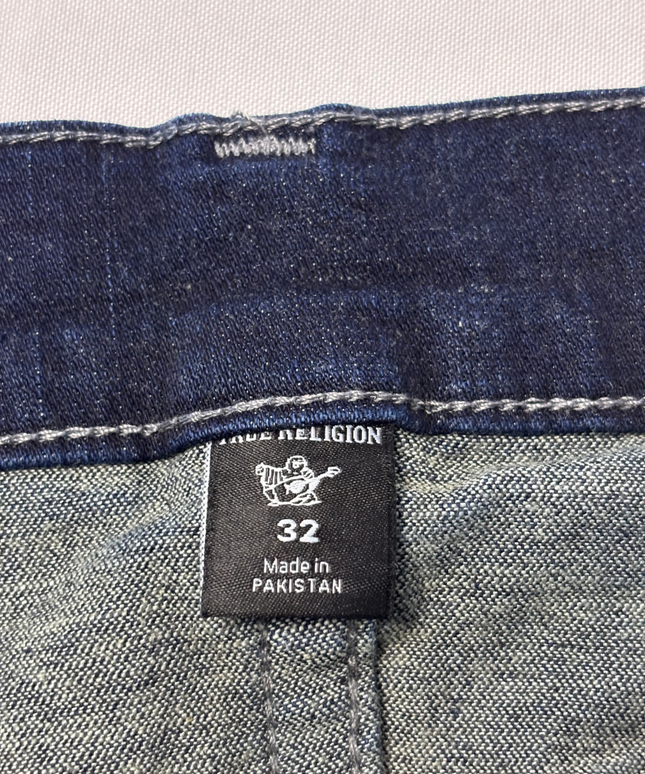 True Religion Dark Blue Straight Leg Jeans