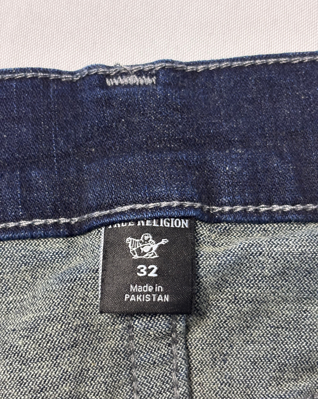 True Religion Dark Blue Straight Leg Jeans