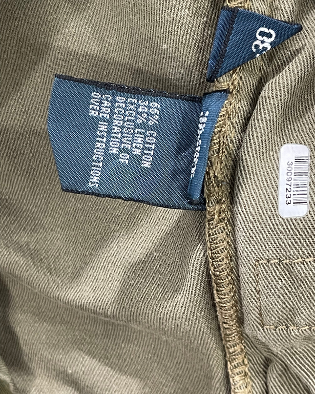Polo Ralph Lauren Khaki Cotton Linen Blend Jeans