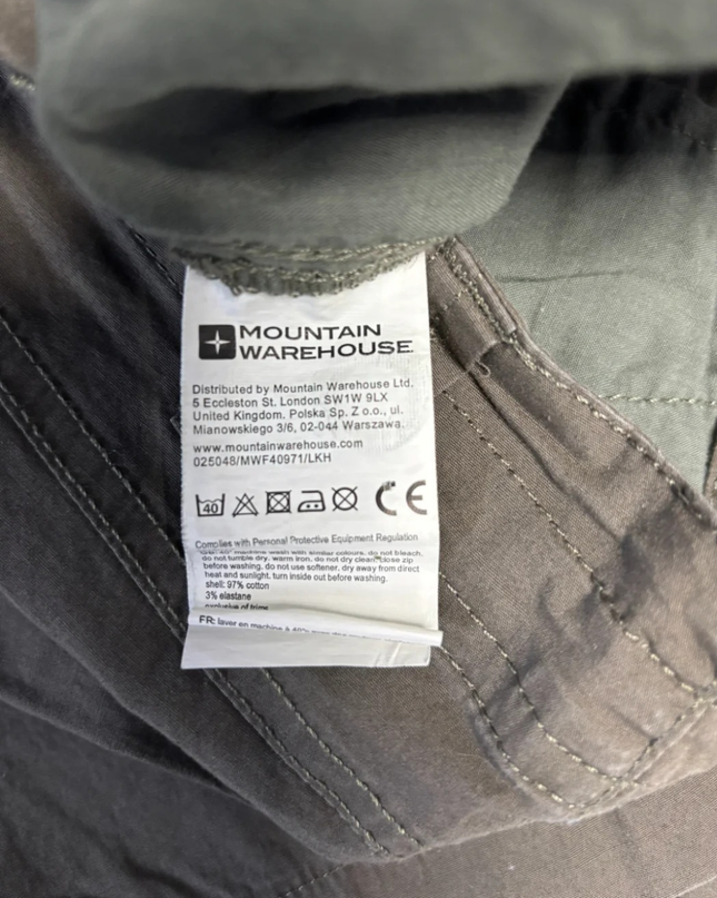 Mountain Warehouse Olive Utility Casual Shorts