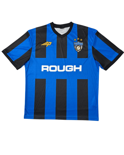 FSBN United F.C. Blue & Black Striped Football Jersey