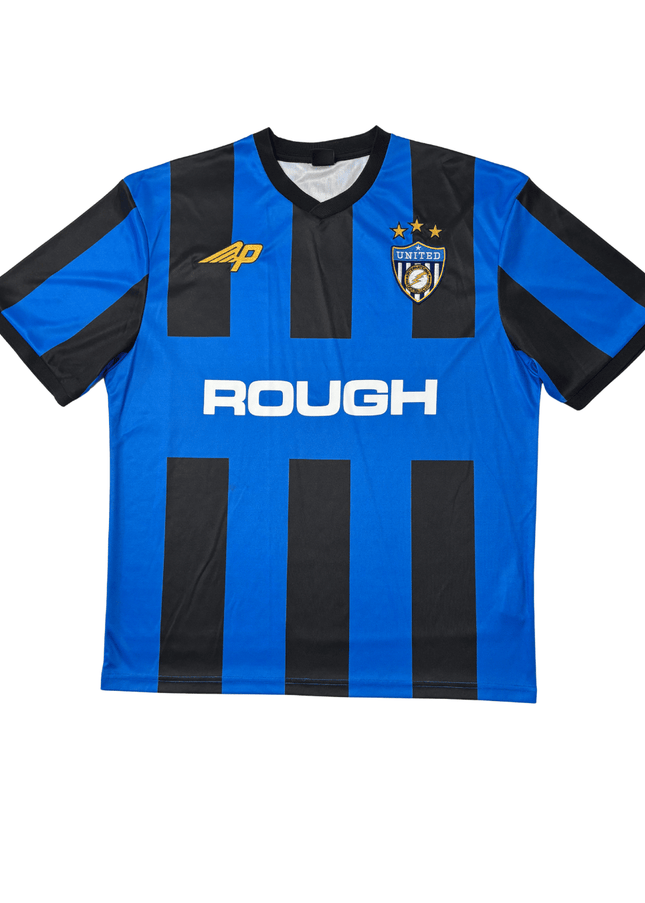FSBN United F.C. Blue & Black Striped Football Jersey