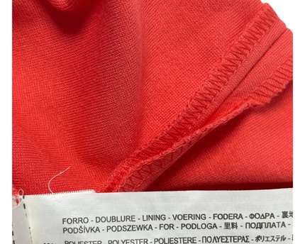 Zara Basic Red Wrap Front Sleeveless Bodycon Dress
