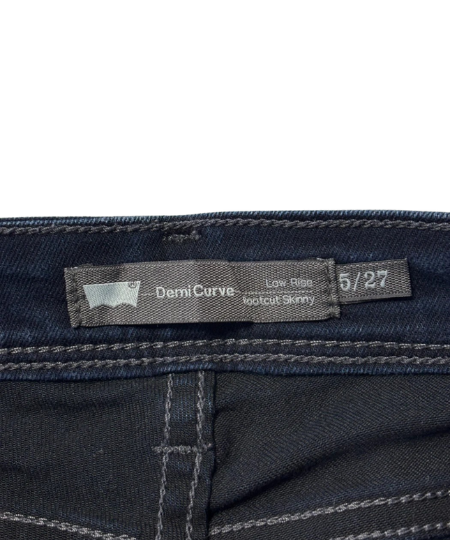 Levi's Dark Blue Demi Curve Bootcut Skinny Jeans
