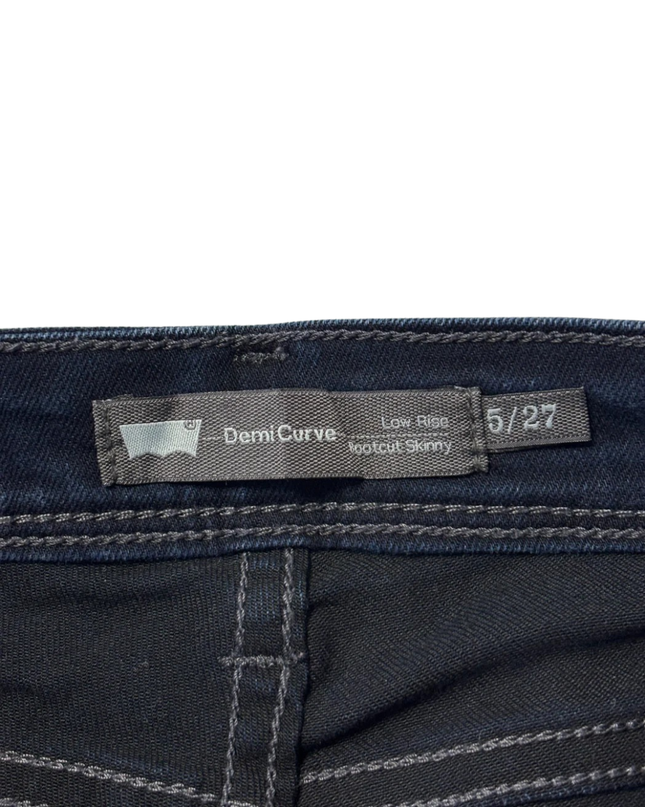 Levi's Dark Blue Demi Curve Bootcut Skinny Jeans