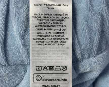Josefine HJ x NA-KD Reborn Blue Terry Shorts W/Tags