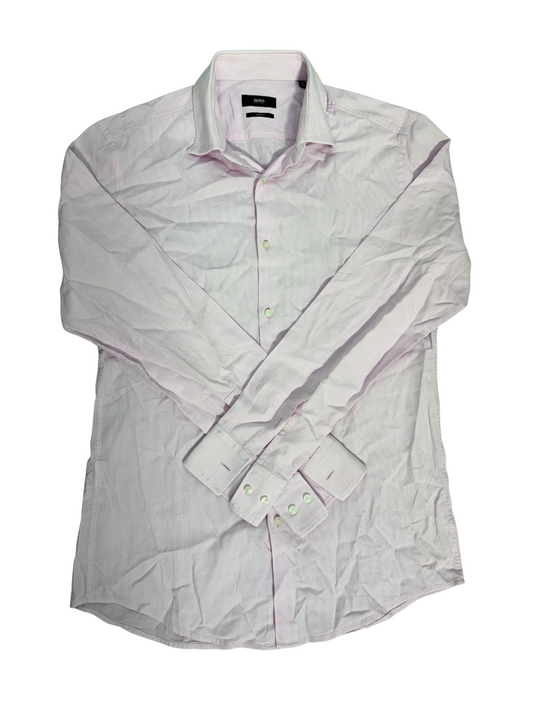 Hugo Boss Slim Fit Pink Shirt - M