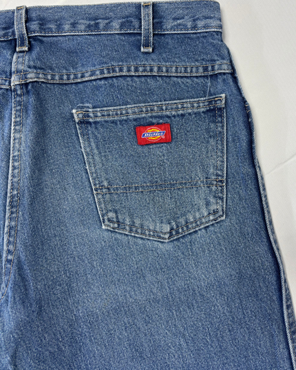 Dickies Classic Fit Stonewash Blue Denim Jeans - L | Waist: 34"