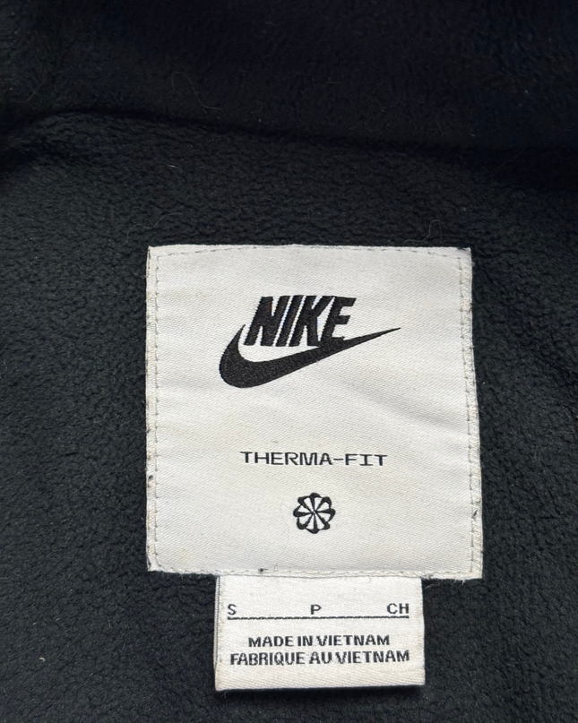 Nike Black Therma-FIT Puffer Hooded Jacket