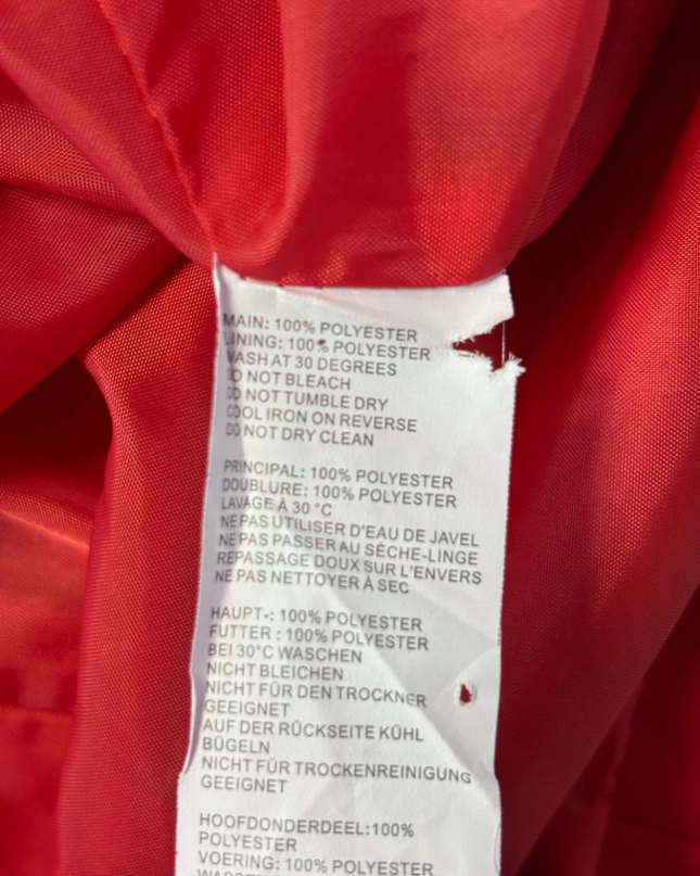 Boohoo Red Off-The-Shoulder Button Detail Blazer Mini Dress