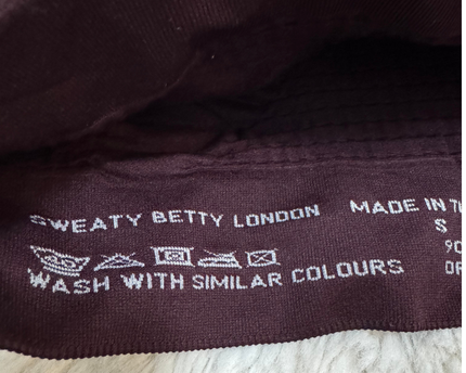 SweatyBetty Maroon Sports Top - XS