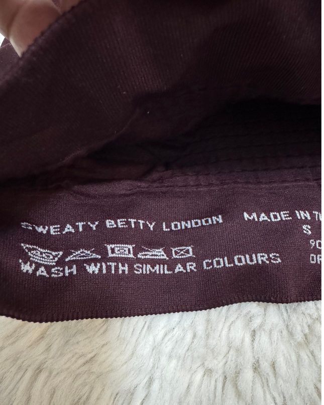 SweatyBetty Maroon Sports Top - XS
