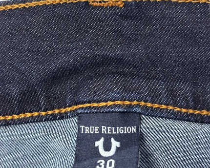 True Religion Geno Relaxed Slim Dark Blue Jeans
