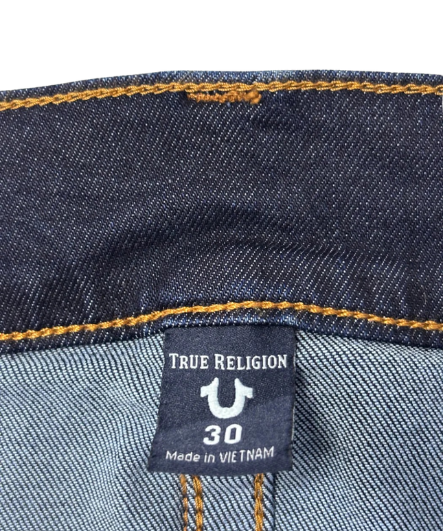 True Religion Geno Relaxed Slim Dark Blue Jeans