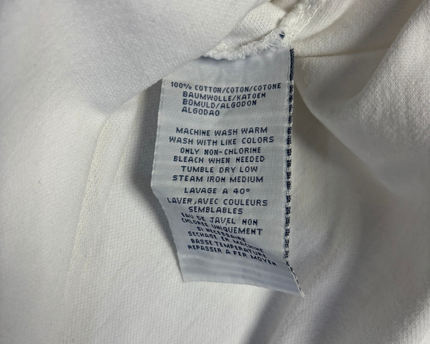 Polo Ralph Lauren White Short Sleeve Cotton Polo Shirt