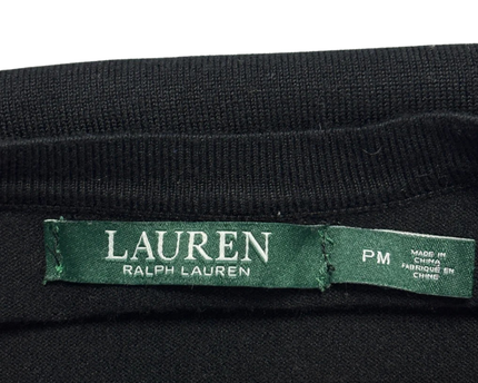 Lauren Ralph Lauren Black Lace and Sequin Cardigan
