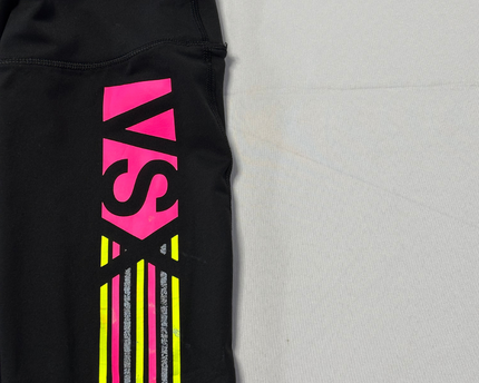 Victoria's Secret VSX Sport Black Knockout Crop Leggings