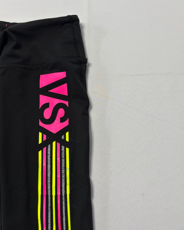 Victoria's Secret VSX Sport Black Knockout Crop Leggings