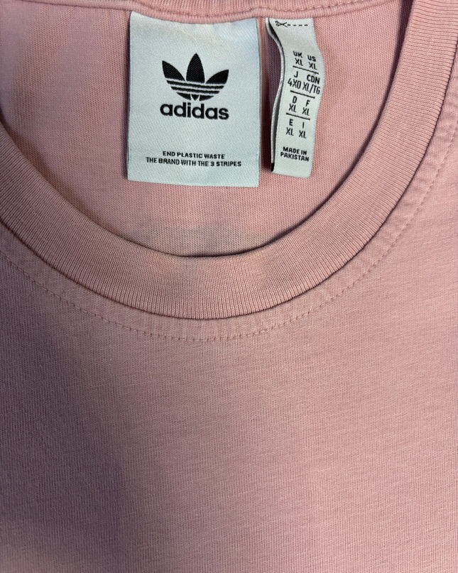 Adidas Originals Pink Graphic Logo T-Shirt