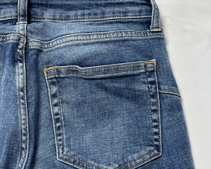 Zara Blue Mid-Rise Skinny Jeans