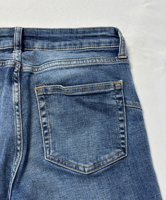 Zara Blue Mid-Rise Skinny Jeans