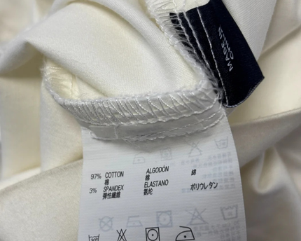 Nautica White Belted Pleated A-Line Dress