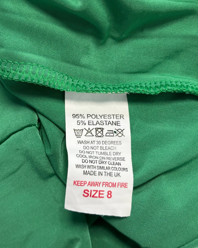 MISSYEMPIRE Green Cut-Out Detail Long Sleeve Mini Dress