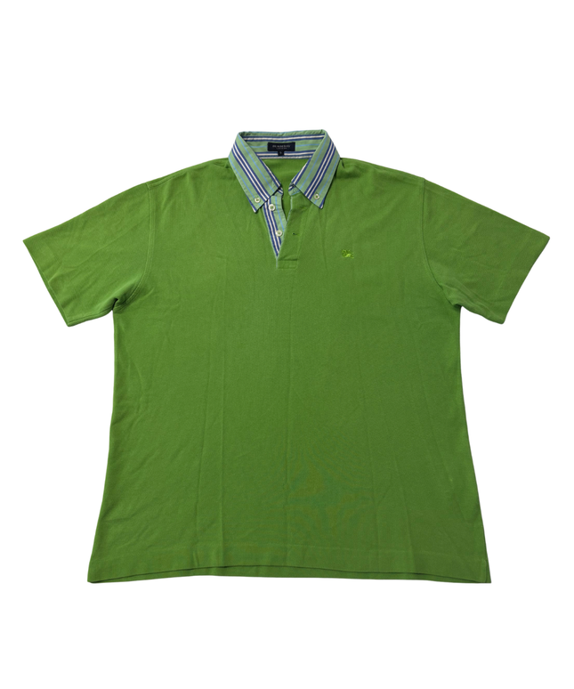 Burberry Green Short Sleeve Polo Shirt