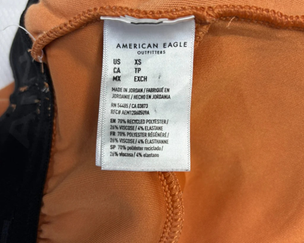 American Eagle Orange Activewear Jogger Pants