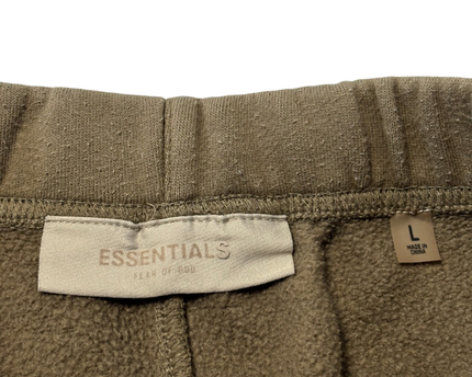 Fear of God Essentials Brown Fleece Lounge Shorts