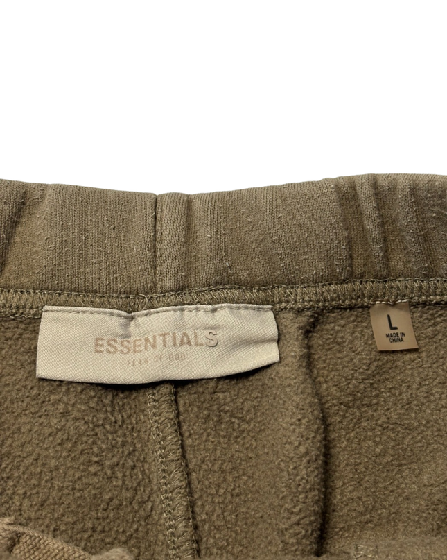 Fear of God Essentials Brown Fleece Lounge Shorts