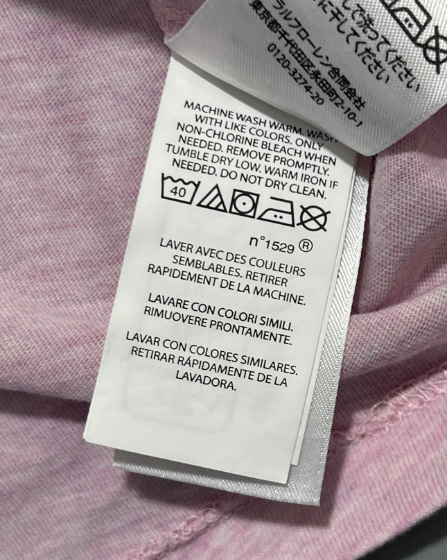 Polo Ralph Lauren Custom Slim Fit Pink Heather T-Shirt