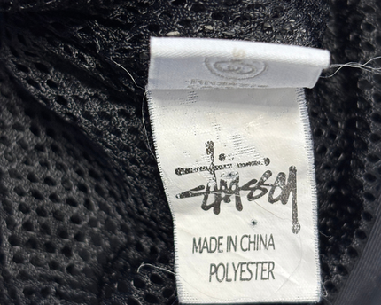 Stussy World Tour Hooded Black Windbreaker Jacket