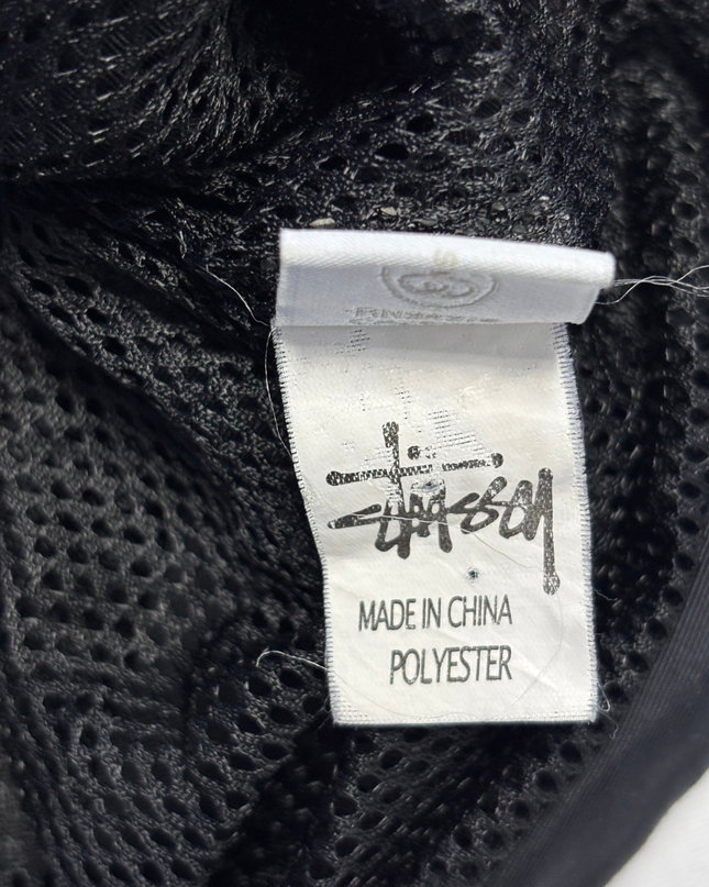 Stussy World Tour Hooded Black Windbreaker Jacket