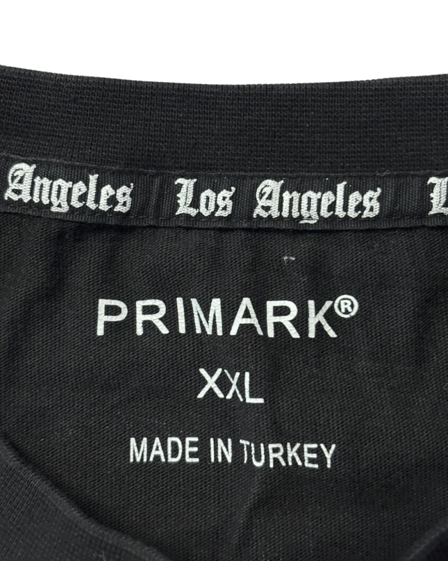 Primark Black Los Angeles Gothic Graphic Tee