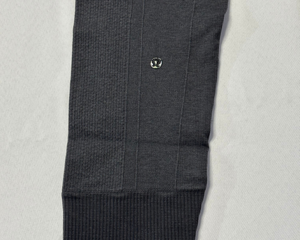 Lululemon Charcoal Seamless Ribbed Performance Leggings