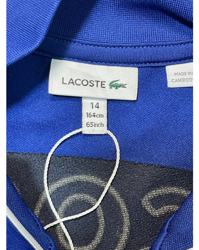Lacoste Royal Blue Zip-Up Track Jacket