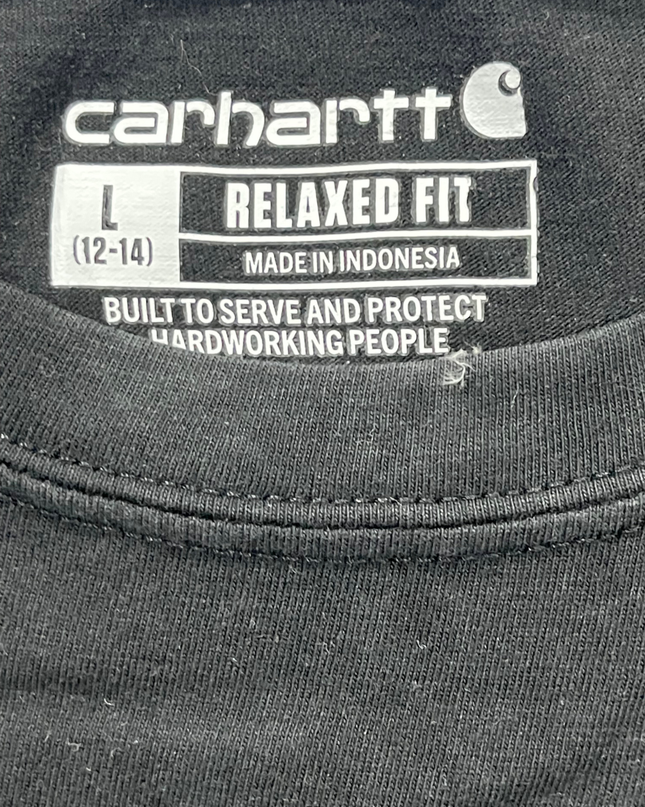 Carhartt Black Graphic Logo Short Sleeve Tee