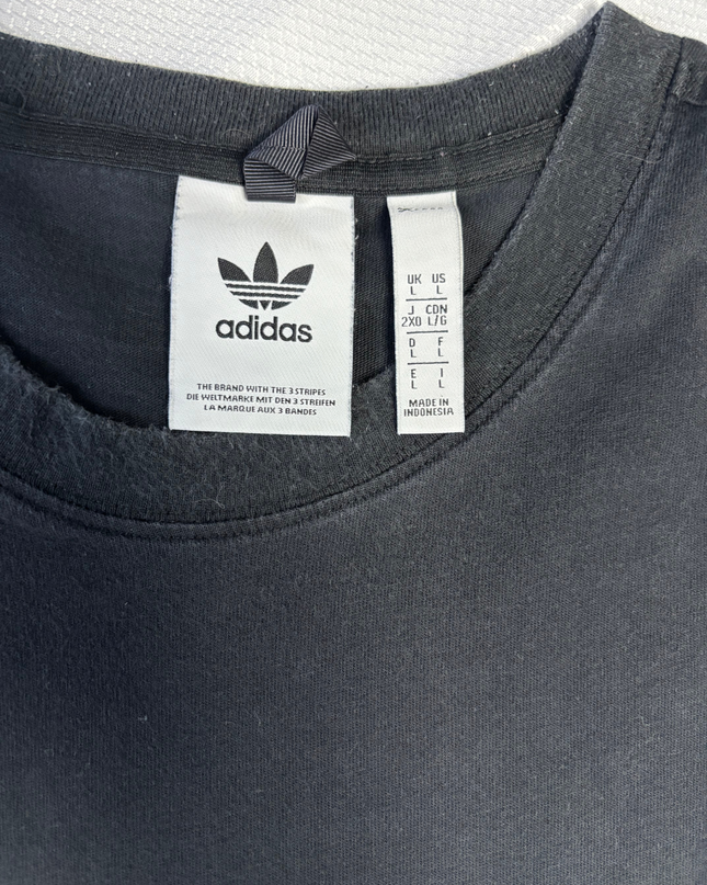 Adidas Black Adventure Floral Graphic Tee