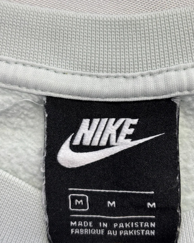 Nike Light Green Oversized Cropped Sweatshirt