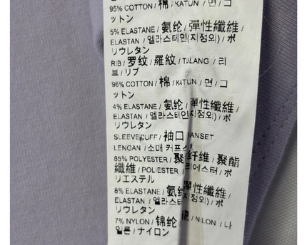 Puma Purple V-Neck Branded Sleeve Sport T-Shirt