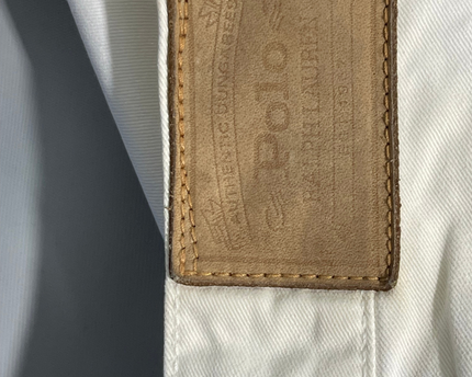 Polo Ralph Lauren White Straight Leg Jeans