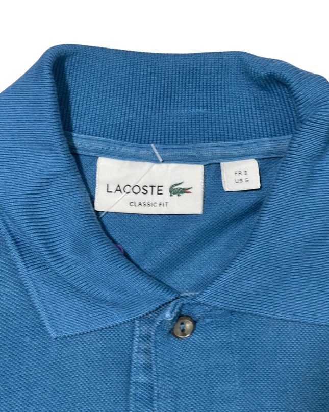 Lacoste Men's Blue Classic Fit Short Sleeve Polo Shirt