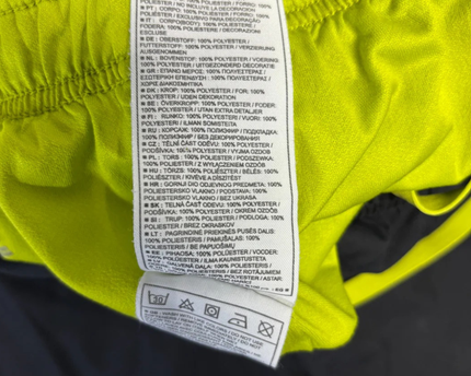 Nike Black Performance Training Shorts with Neon Accents