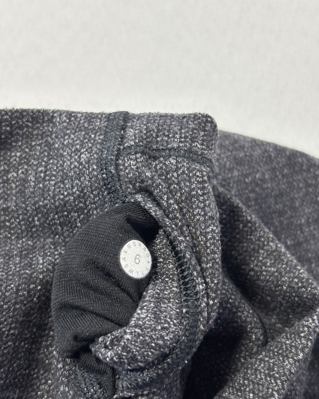 Lululemon Charcoal Herringbone High-Rise Leggings