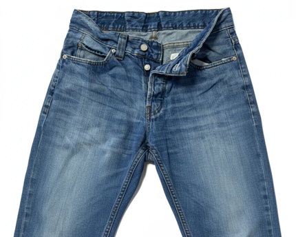 Levi's 512 Blue Slim Tapered Button Fly Jeans