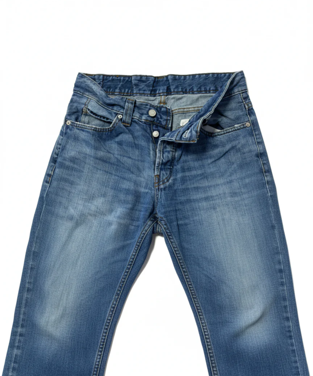 Levi's 512 Blue Slim Tapered Button Fly Jeans