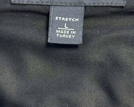 Banana Republic Black Stretch Button-Down Long Sleeve Shirt